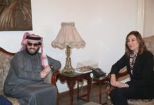 صورة نيفين الكيلاني : تلتقي رئيس هيئة الترفيه السعودية لبحث سُبل التعاون
